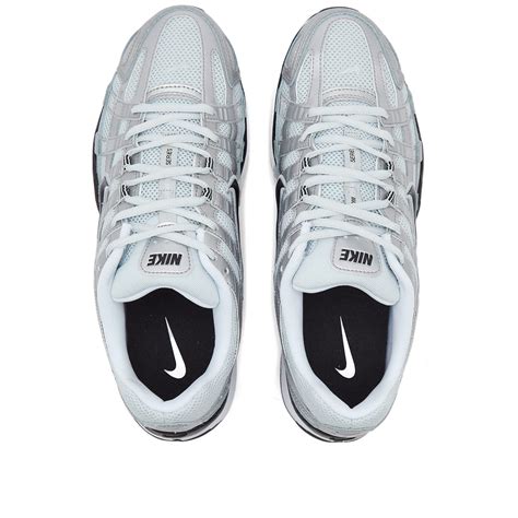 nike silver and white